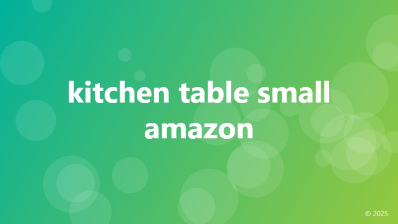 kitchen table small amazon