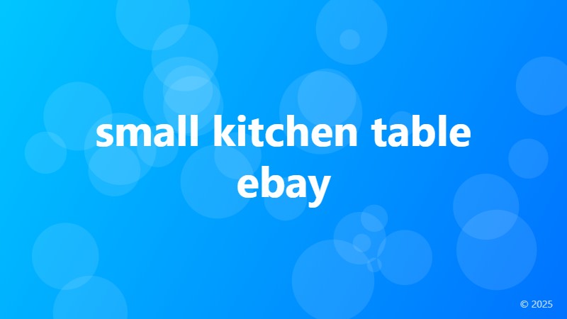 small kitchen table ebay