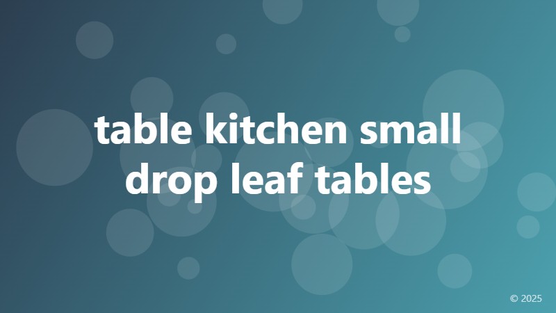 table kitchen small drop leaf tables